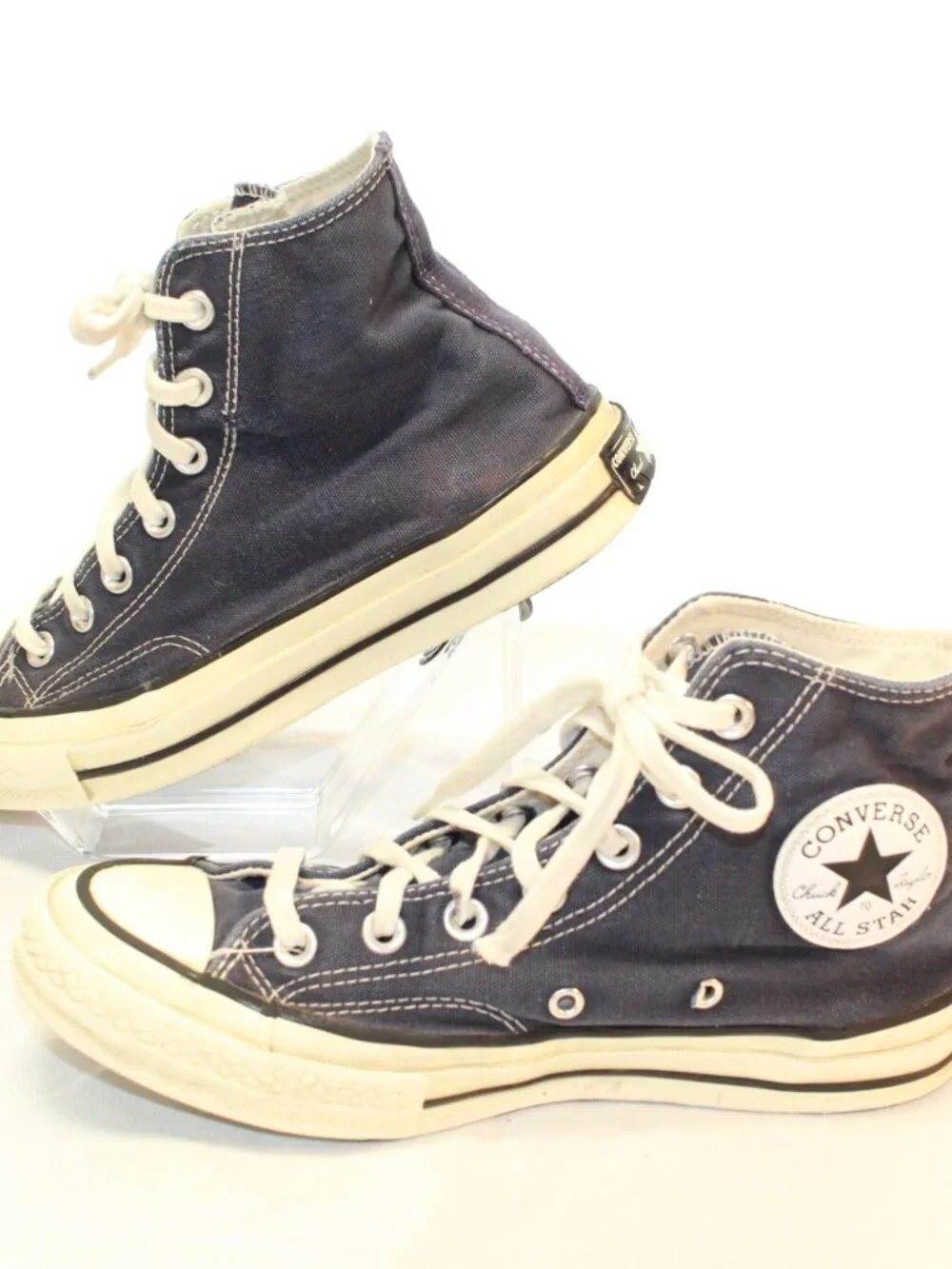Converse VTG Repro Unisex M5 W7 Obsidian Navy Blue High Top Sneakers 164945C - Picture 4 of 13